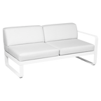 Fermob- Bellevie 2 Seater Right Module - Off White Cushions