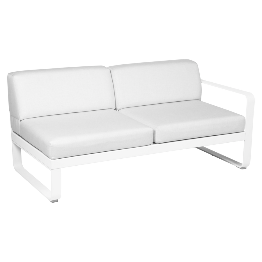 Fermob- Bellevie 2 Seater Right Module - Off White Cushions