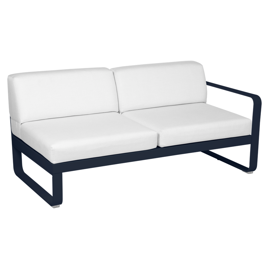 Fermob- Bellevie 2 Seater Right Module - Off White Cushions
