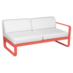 Fermob- Bellevie 2 Seater Right Module - Off White Cushions