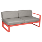Fermob- Bellevie 2 Seater Right Module - Grey Taupe Cushions