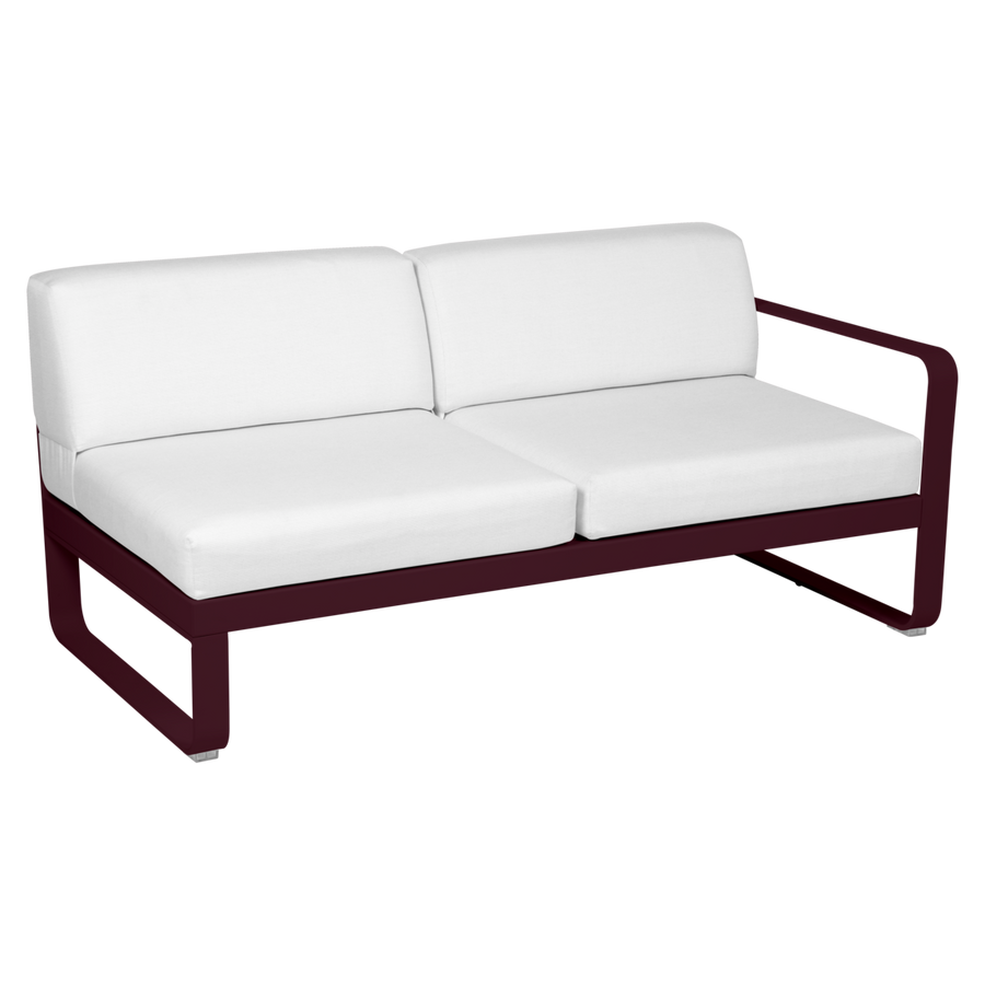 Fermob- Bellevie 2 Seater Right Module - Off White Cushions