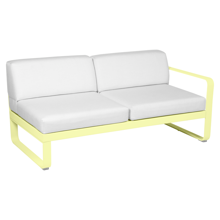 Fermob- Bellevie 2 Seater Right Module - Off White Cushions