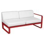 Fermob- Bellevie 2 Seater Right Module - Off White Cushions