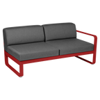 Fermob- Bellevie 2 Seater Right Module - Graphite Grey Cushions
