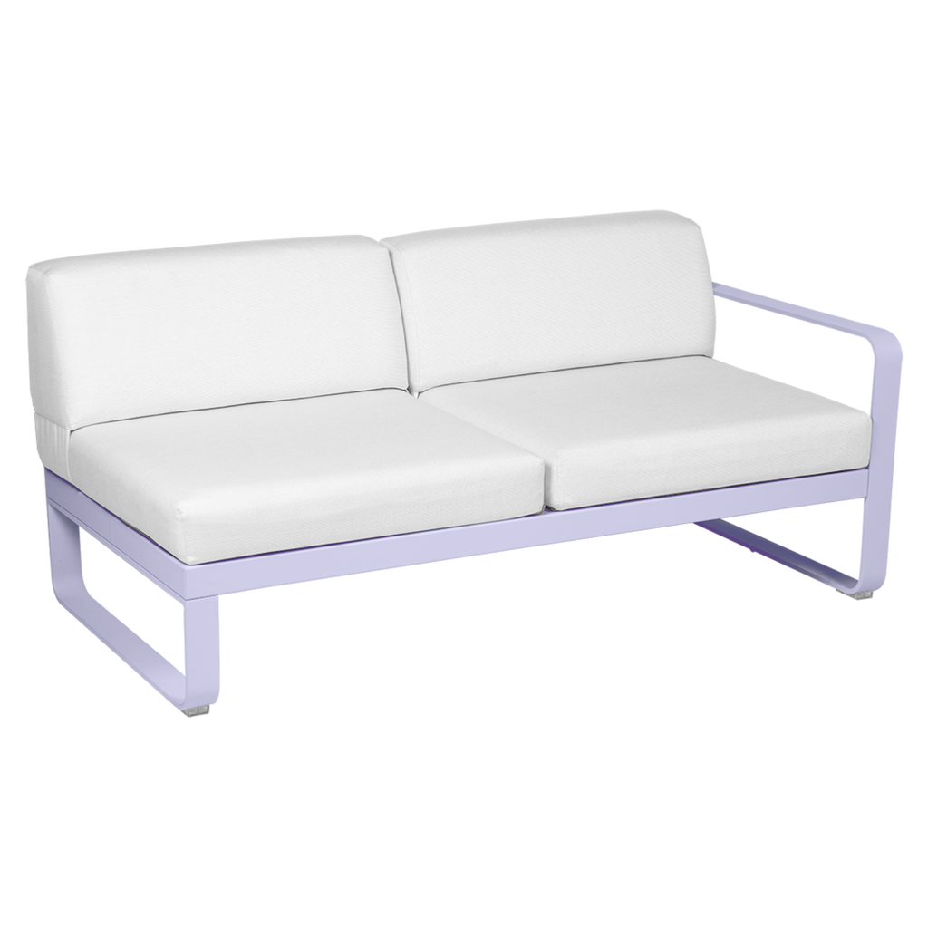 Fermob- Bellevie 2 Seater Right Module - Off White Cushions