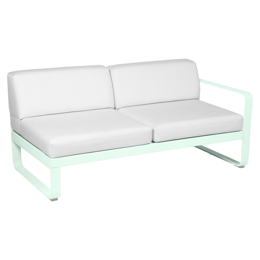Fermob- Bellevie 2 Seater Right Module - Off White Cushions