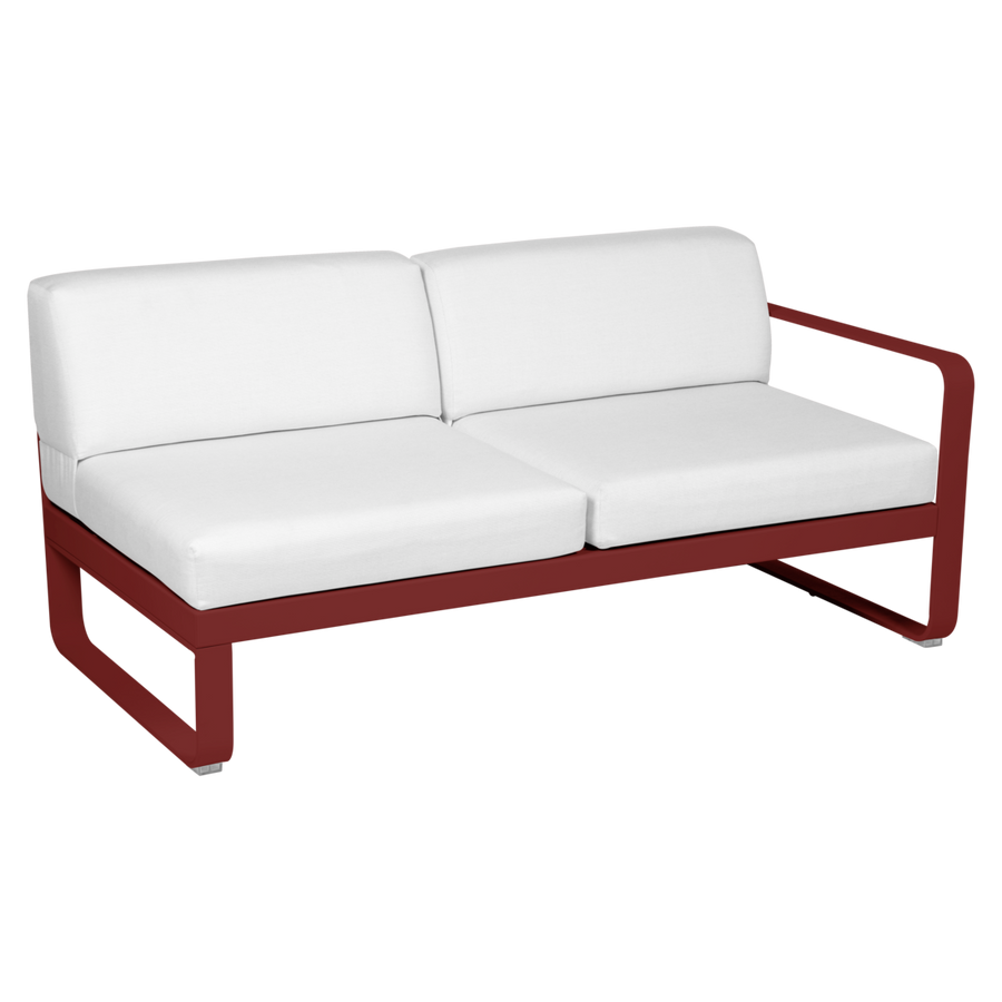 Fermob- Bellevie 2 Seater Right Module - Off White Cushions