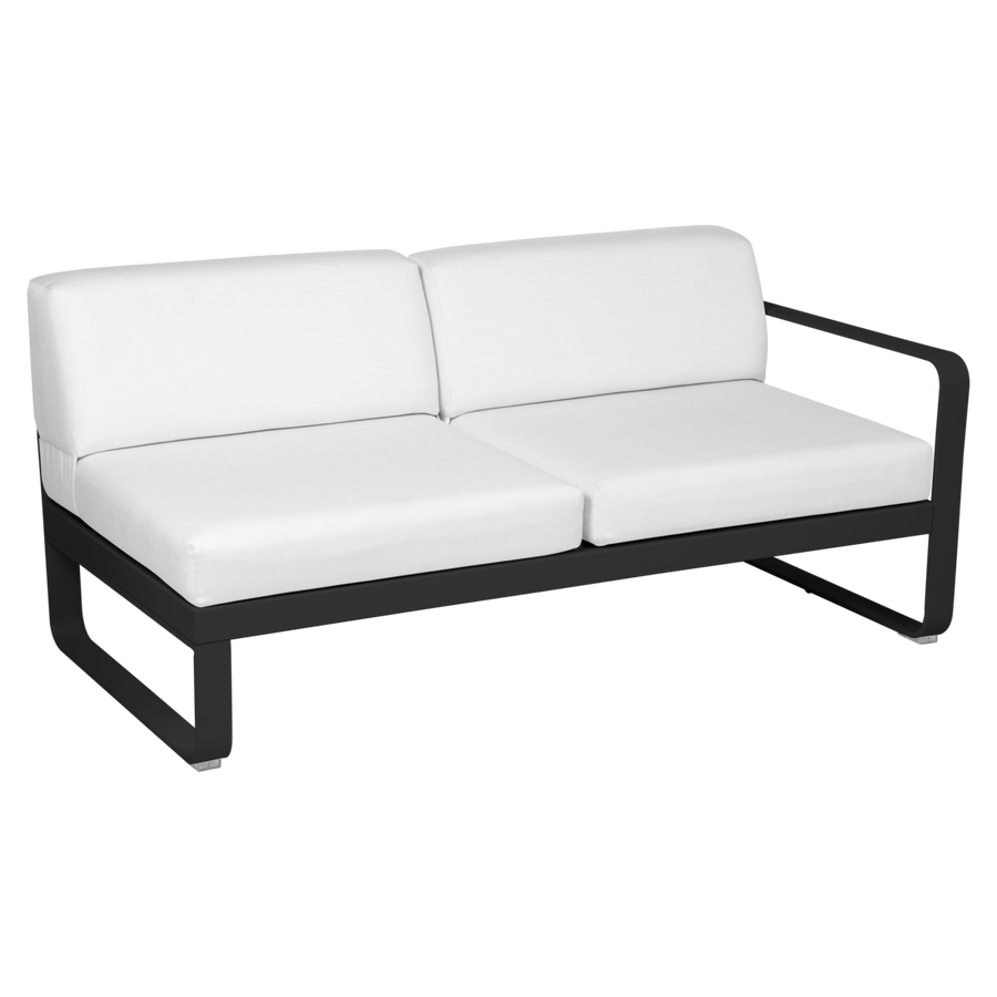 Fermob- Bellevie 2 Seater Right Module - Off White Cushions
