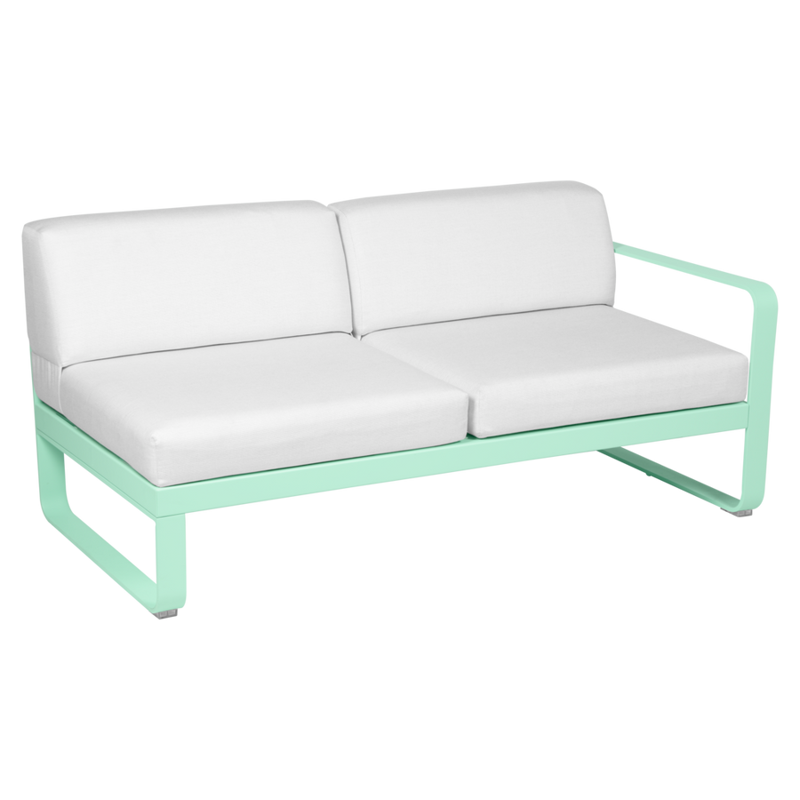 Fermob- Bellevie 2 Seater Right Module - Off White Cushions