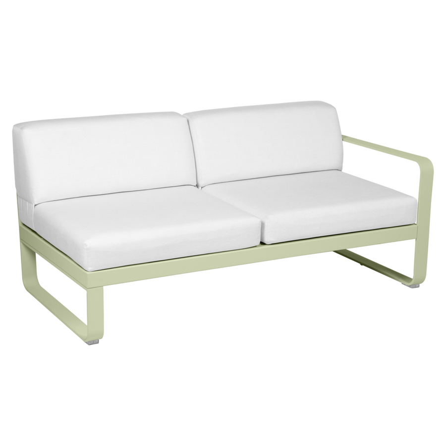 Fermob- Bellevie 2 Seater Right Module - Off White Cushions