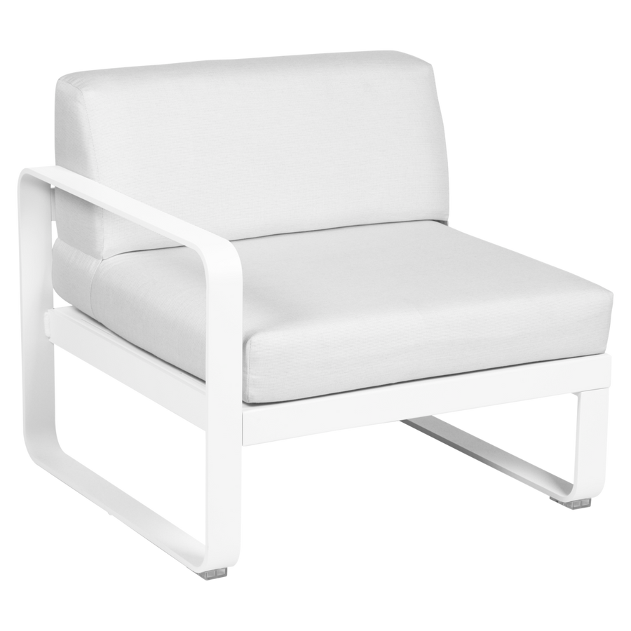 Fermob- Bellevie 1 Seater Left Module - Off White Cushions