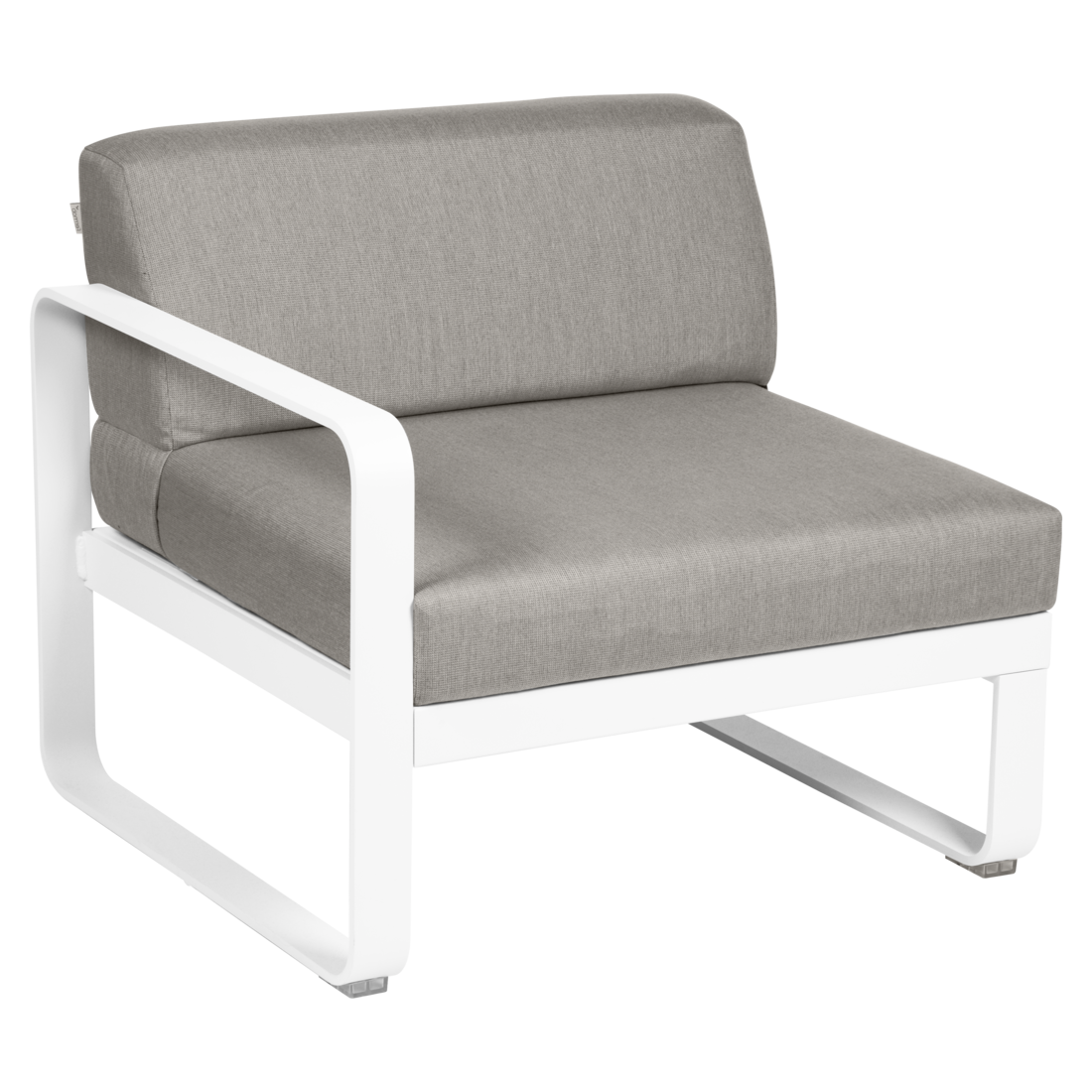 Fermob- Bellevie 1 Seater Left Module - Grey Taupe Cushions