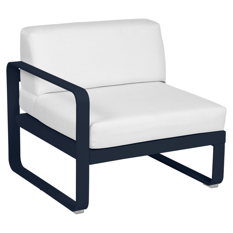 Fermob- Bellevie 1 Seater Left Module - Off White Cushions