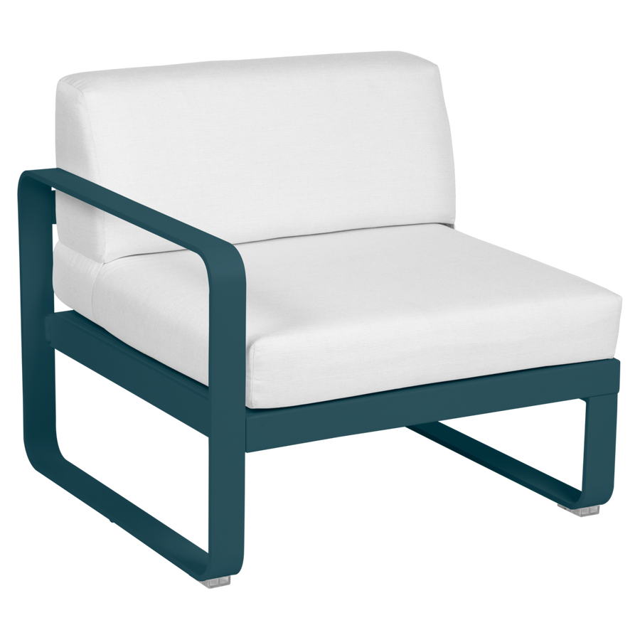 Fermob- Bellevie 1 Seater Left Module - Off White Cushions