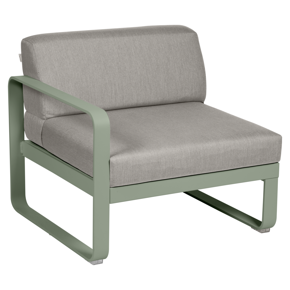 Fermob- Bellevie 1 Seater Left Module - Grey Taupe Cushions