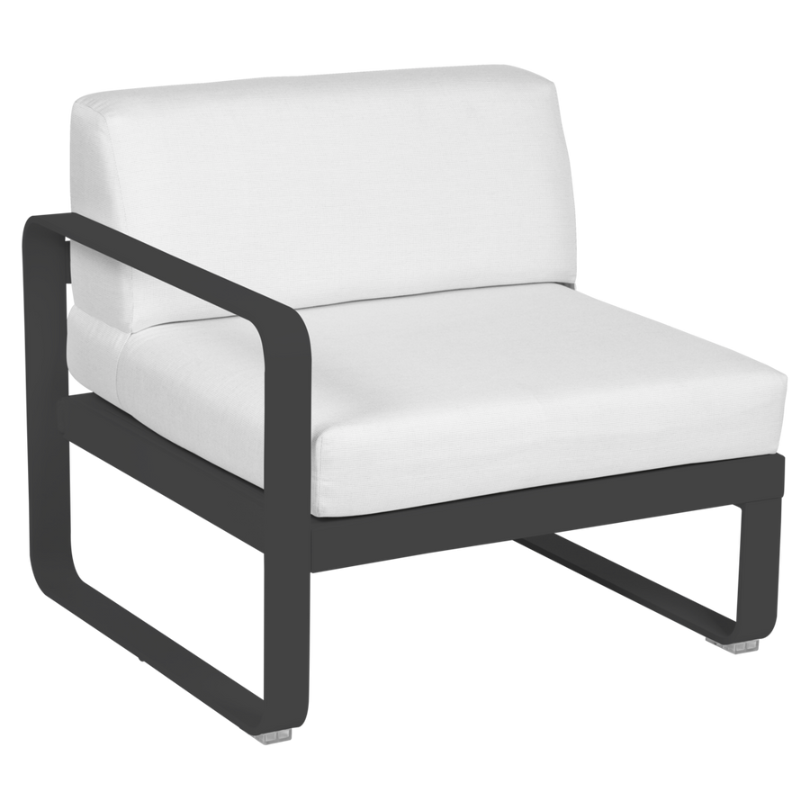Fermob- Bellevie 1 Seater Left Module - Off White Cushions