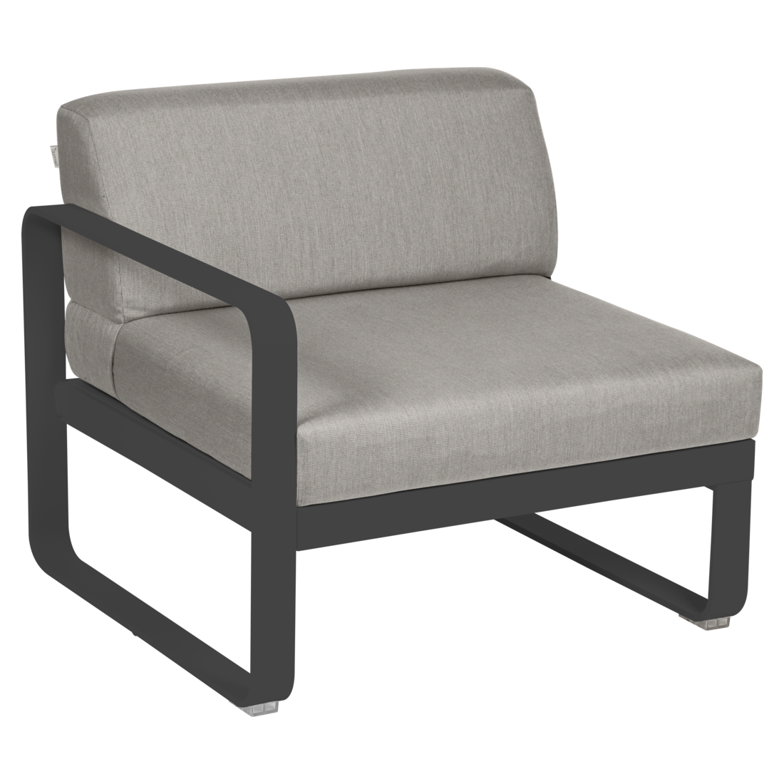 Fermob- Bellevie 1 Seater Left Module - Grey Taupe Cushions