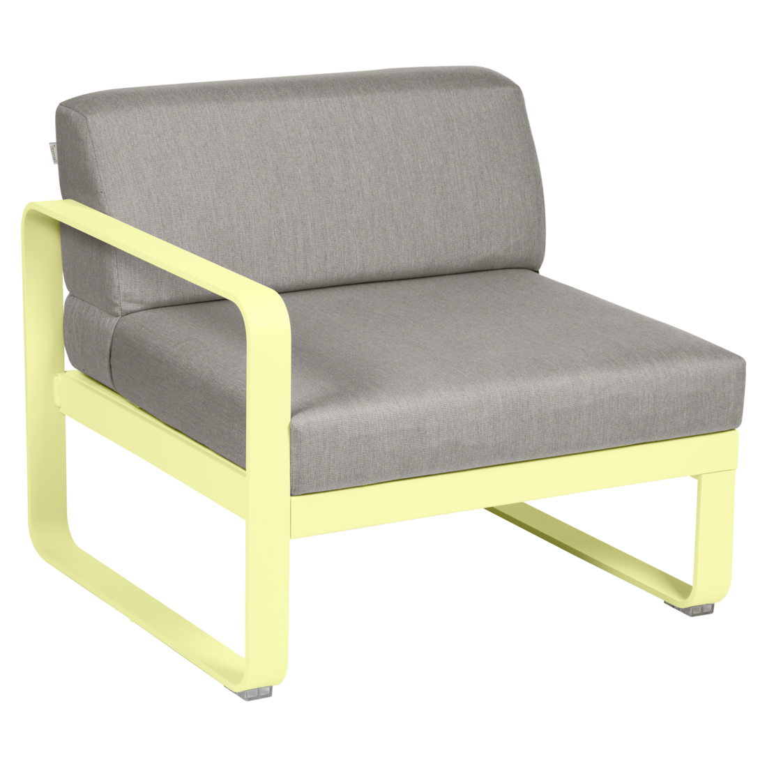 Fermob- Bellevie 1 Seater Left Module - Grey Taupe Cushions