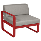 Fermob- Bellevie 1 Seater Left Module - Grey Taupe Cushions