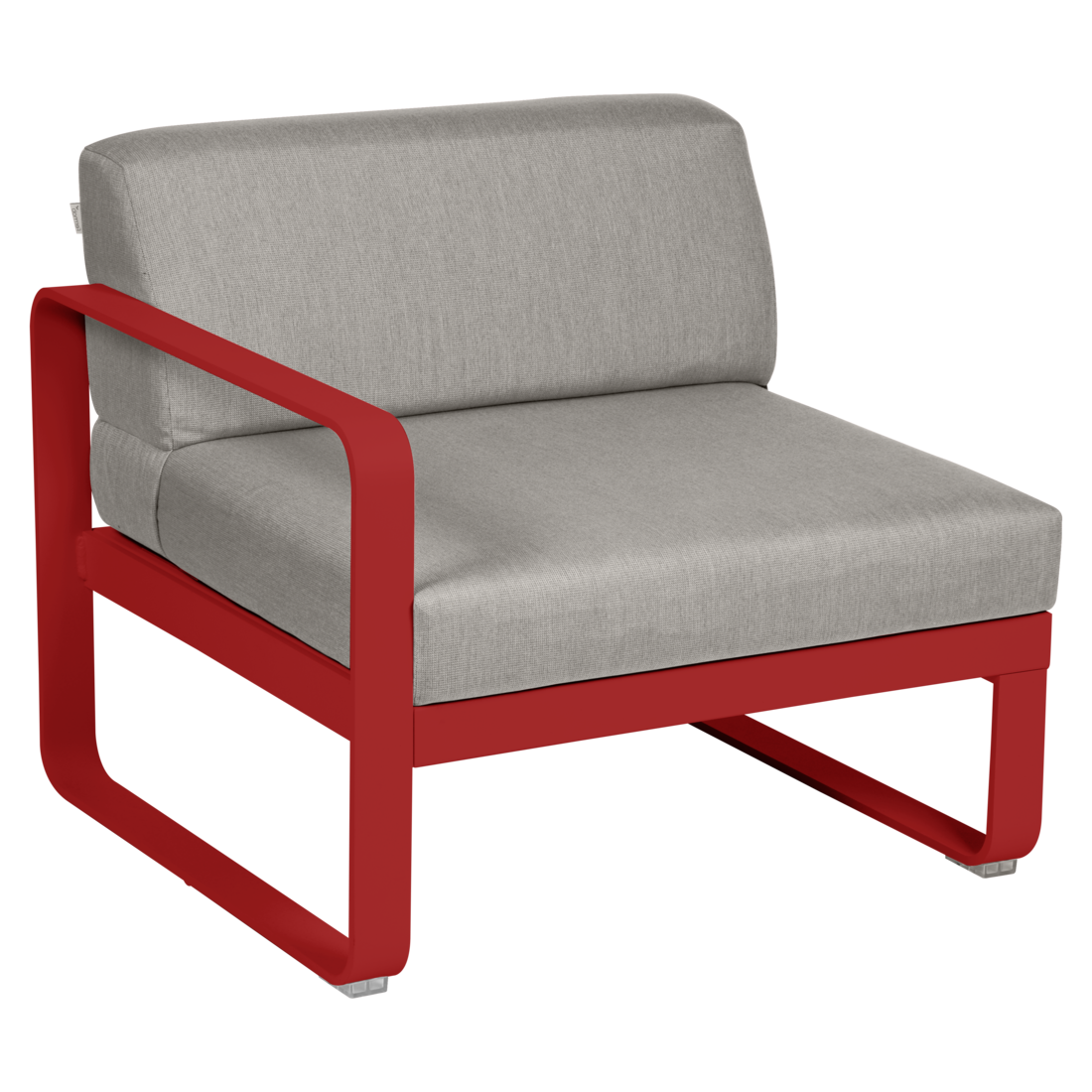 Fermob- Bellevie 1 Seater Left Module - Grey Taupe Cushions