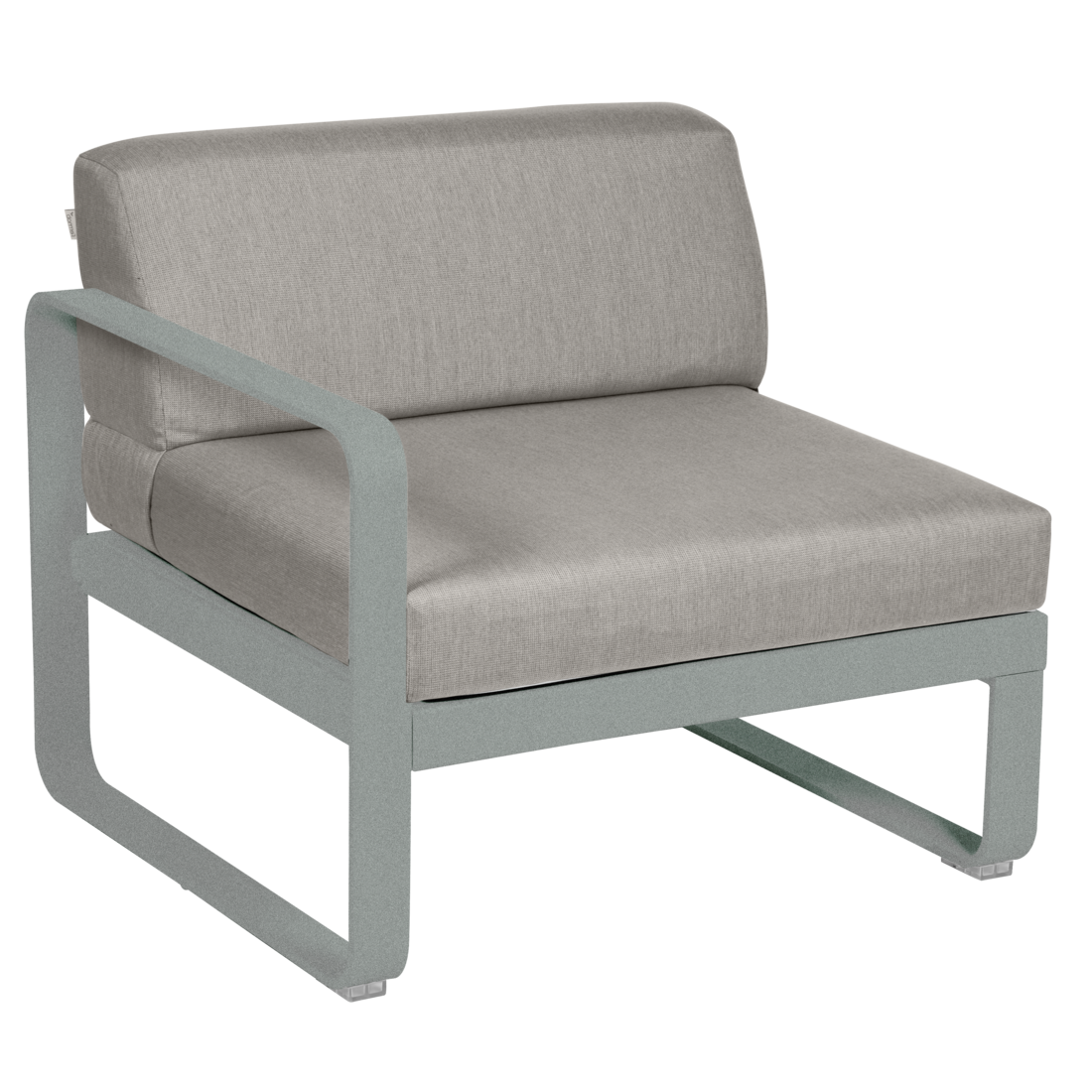 Fermob- Bellevie 1 Seater Left Module - Grey Taupe Cushions