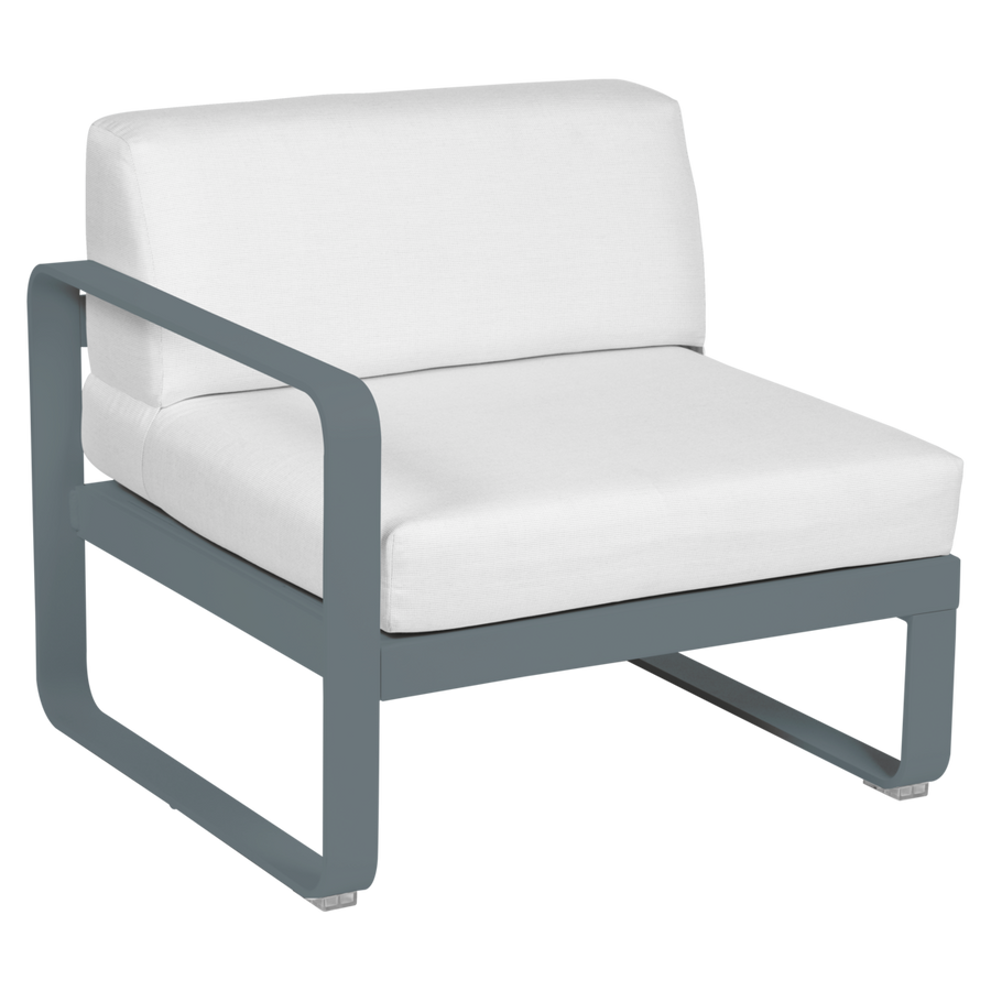 Fermob- Bellevie 1 Seater Left Module - Off White Cushions