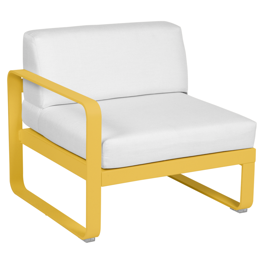 Fermob- Bellevie 1 Seater Left Module - Off White Cushions