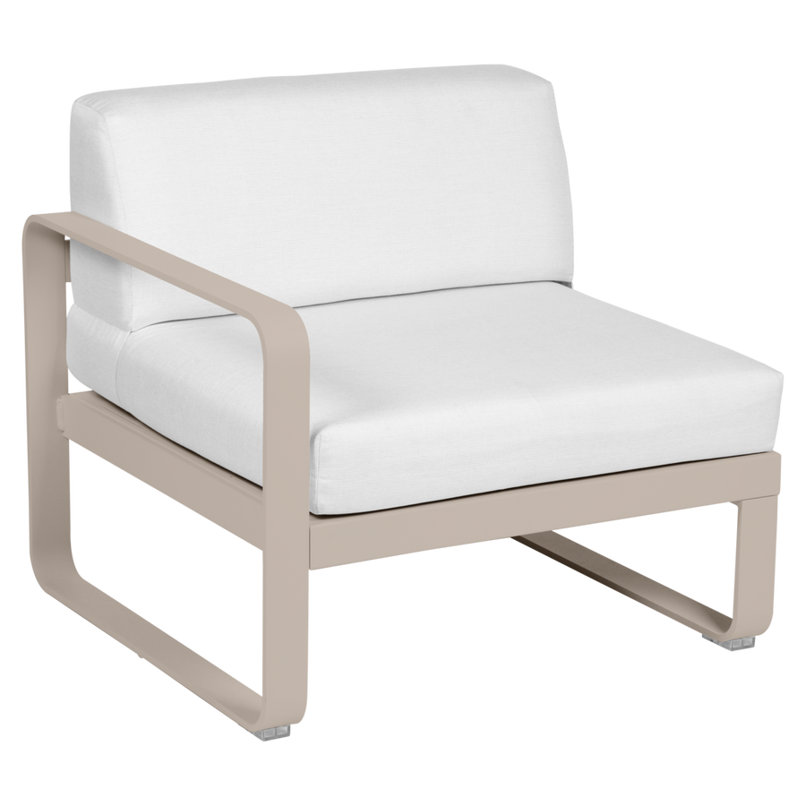 Fermob- Bellevie 1 Seater Left Module - Off White Cushions