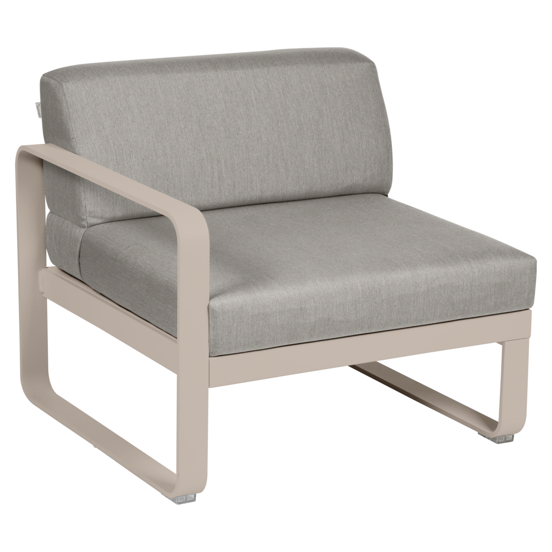 Fermob- Bellevie 1 Seater Left Module - Grey Taupe Cushions