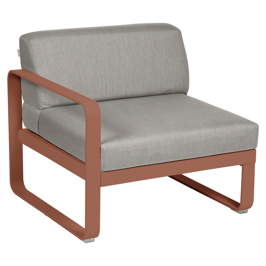 Fermob- Bellevie 1 Seater Left Module - Grey Taupe Cushions