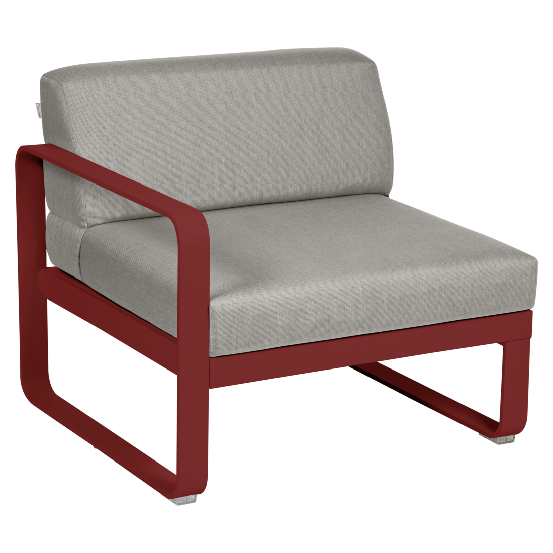 Fermob- Bellevie 1 Seater Left Module - Grey Taupe Cushions