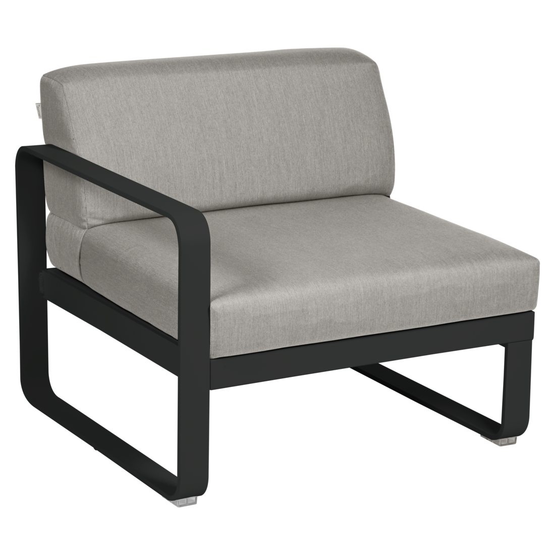 Fermob- Bellevie 1 Seater Left Module - Grey Taupe Cushions