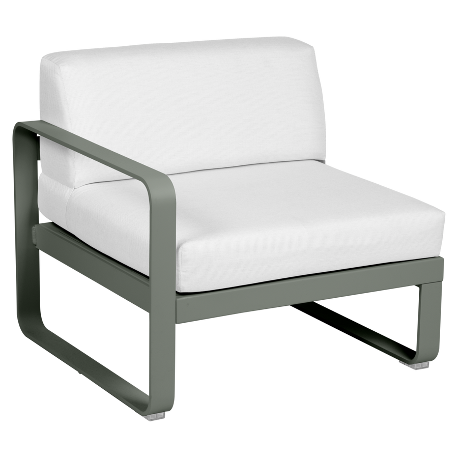 Fermob- Bellevie 1 Seater Left Module - Off White Cushions