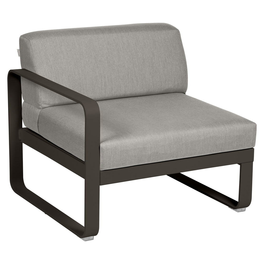 Fermob- Bellevie 1 Seater Left Module - Grey Taupe Cushions