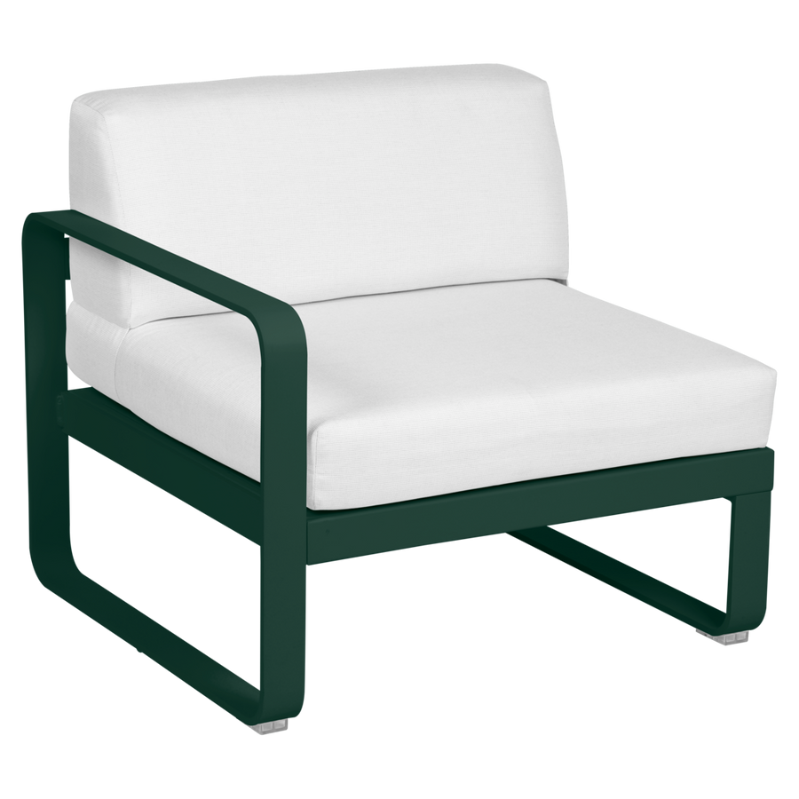 Fermob- Bellevie 1 Seater Left Module - Off White Cushions