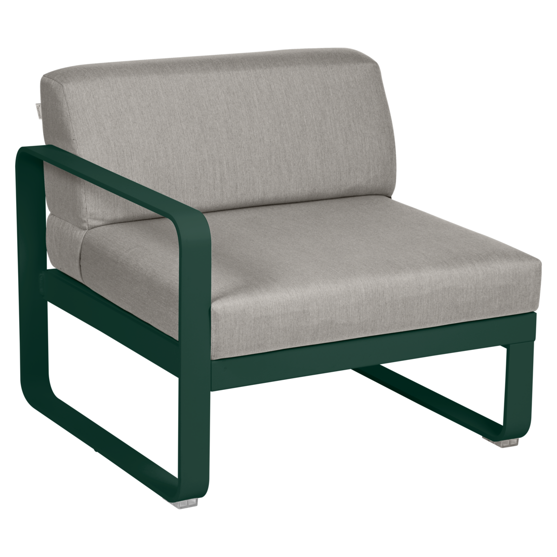 Fermob- Bellevie 1 Seater Left Module - Grey Taupe Cushions