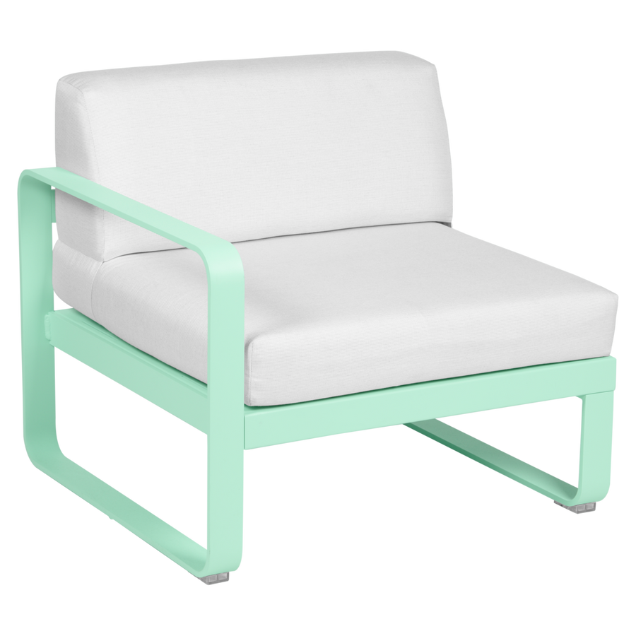 Fermob- Bellevie 1 Seater Left Module - Off White Cushions
