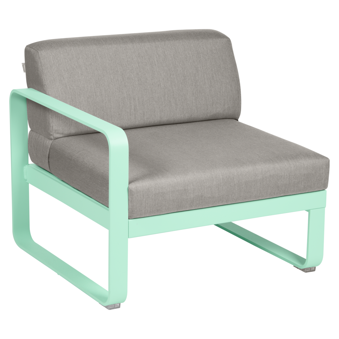 Fermob- Bellevie 1 Seater Left Module - Grey Taupe Cushions