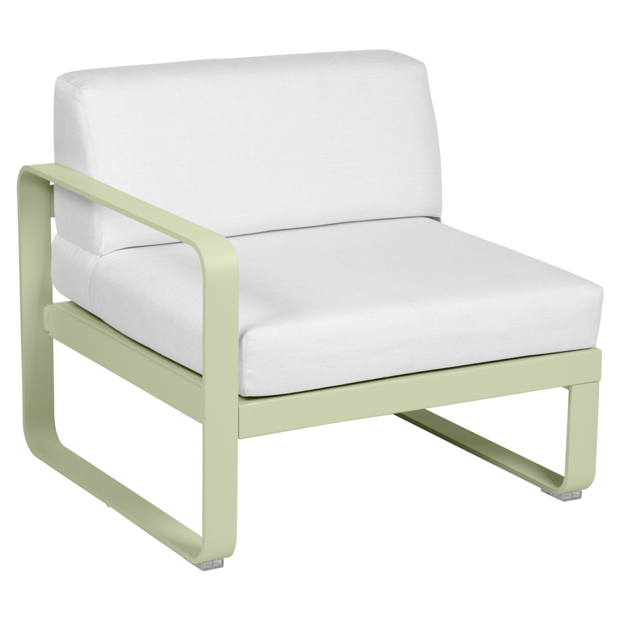 Fermob- Bellevie 1 Seater Left Module - Off White Cushions