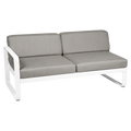 Fermob- Bellevie 2 Seater Left Module - Grey Taupe Cushions