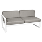 Fermob- Bellevie 2 Seater Left Module - Grey Taupe Cushions