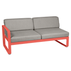 Fermob- Bellevie 2 Seater Left Module - Grey Taupe Cushions