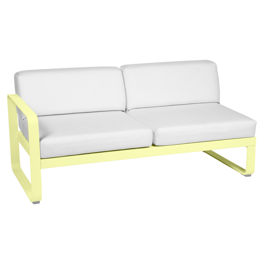 Fermob- Bellevie 2 Seater Left Module - Off White Cushions