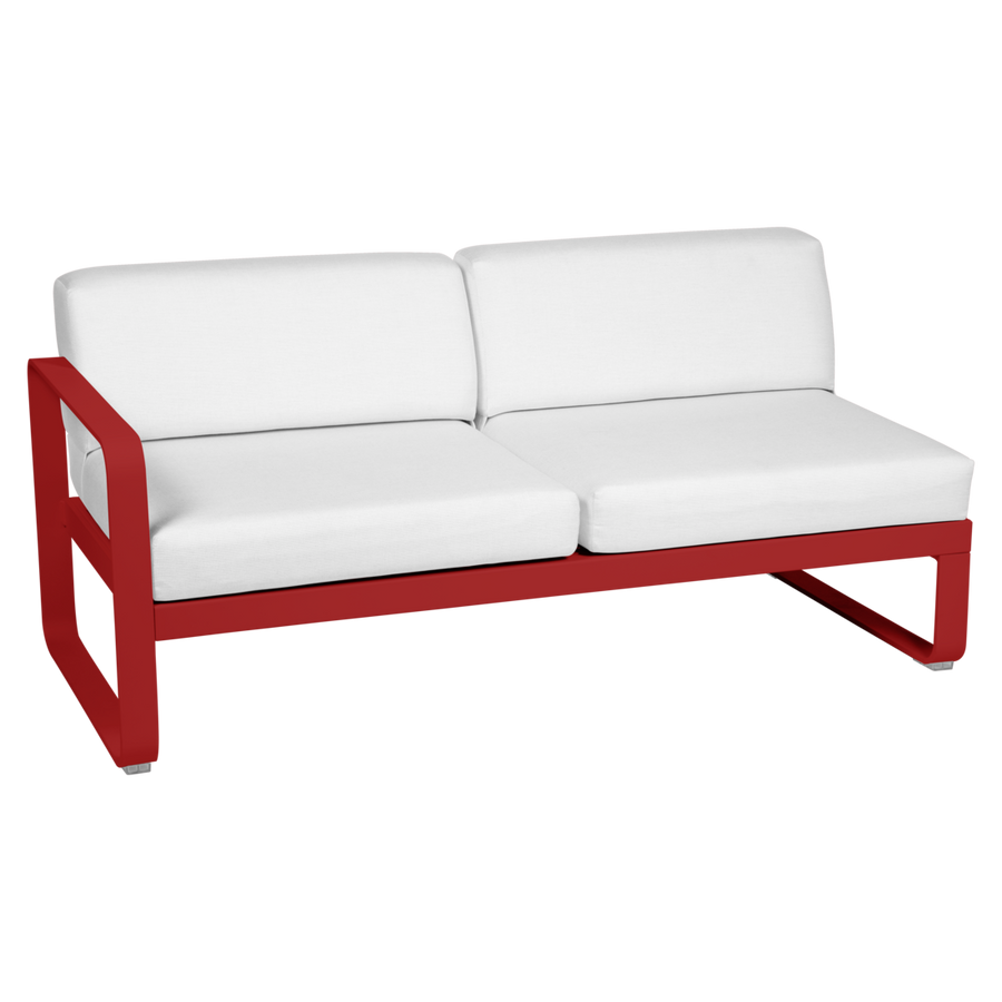 Fermob- Bellevie 2 Seater Left Module - Off White Cushions