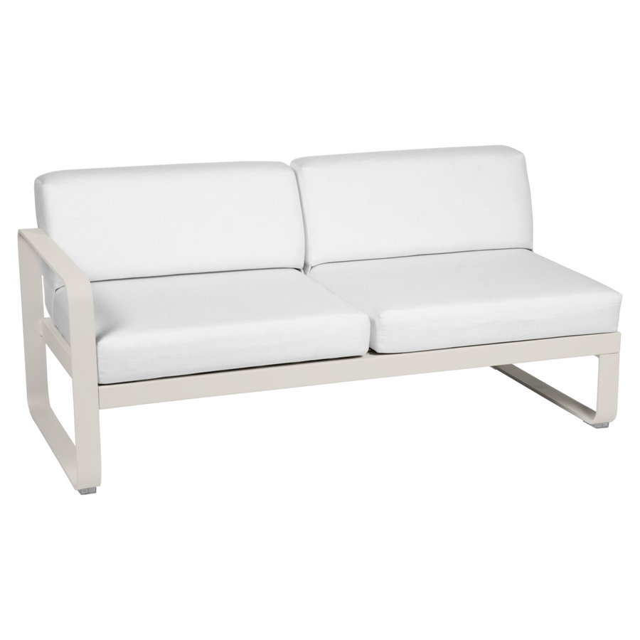 Fermob- Bellevie 2 Seater Left Module - Off White Cushions