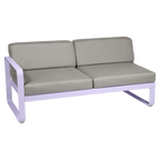 Fermob- Bellevie 2 Seater Left Module - Grey Taupe Cushions