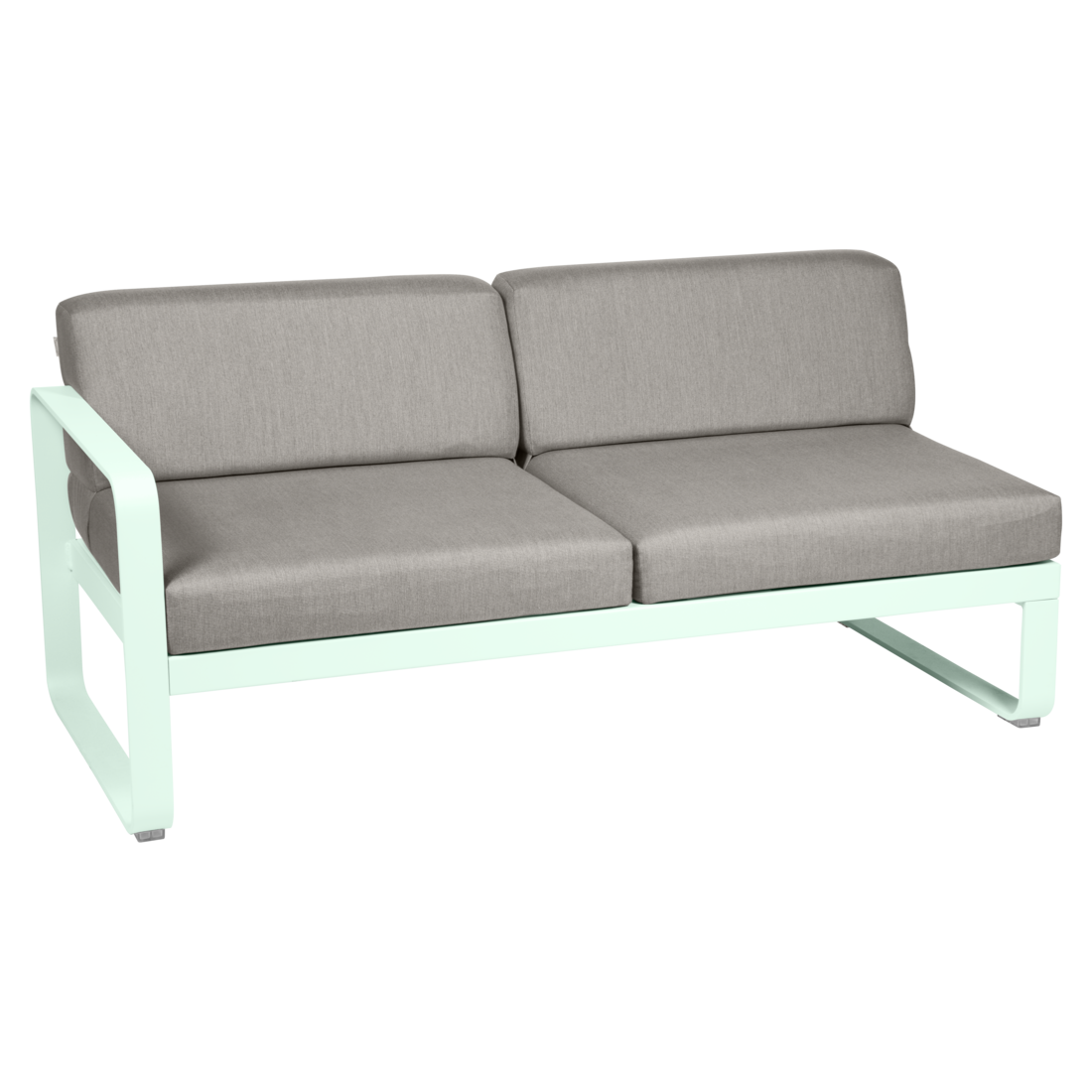 Fermob- Bellevie 2 Seater Left Module - Grey Taupe Cushions