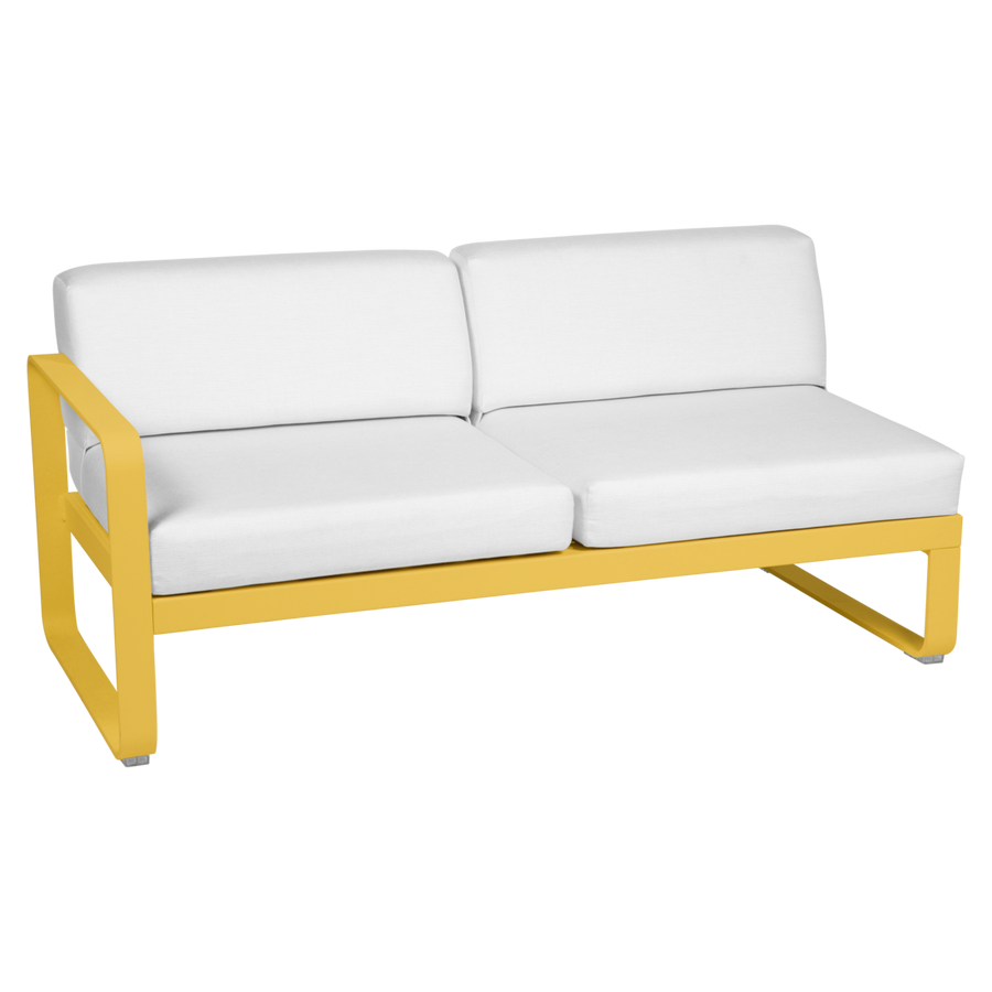 Fermob- Bellevie 2 Seater Left Module - Off White Cushions