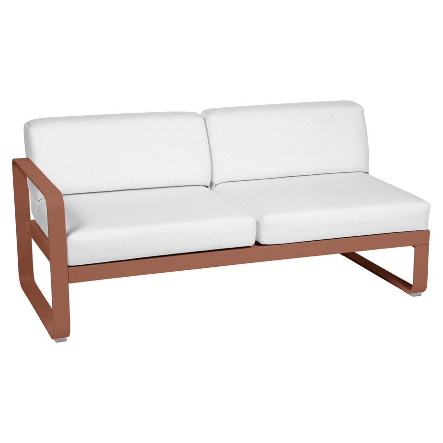 Fermob- Bellevie 2 Seater Left Module - Off White Cushions